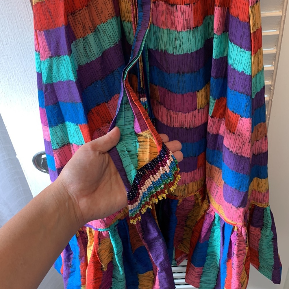 Farm Rio Stripped Maxi Dress - Picture 3 of 4